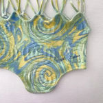 House Of Sunny Cypress Strappy Cut Out Crop Knit Vest in Cucumber NWT Photo 9