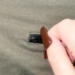 ECHT  Olive Green Cropped Comfort Flex Running Leggings Photo 6