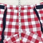 Eloquii DRAPER JAMES x Red White Gingham Shorts Tie Belt Plaid Size 20 New Photo 13