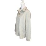 Croft & Barrow Women's  Sweater Size Large Grey Quarter Zip Pullover Zip NWOT Photo 1