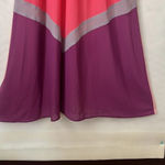 Amazon Women's Chiffon Halter Striped Color Patchwork Maxi Long Dresses Size Small Photo 5