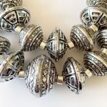 Dana Buchman ‎ Chunky Silver-tone Necklace Bracelet Set Jewelry Accessories Photo 3