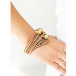 Paparazzi Canyon Flight Yellow Bracelet (193) Photo 0
