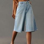 Anthropologie Anthro Pilcro The 5-Pocket High-Rise Crop Culotte Jeans Photo 0