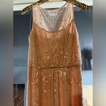 Aiden Mattox blush sequin bridesmaid dress. Pink Size 8 Photo 2
