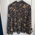 Michael Stars  Cam Printed Button Down Shirt Blouse Top W-765 Plus Size 3X Photo 10