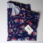 LuLaRoe NEW STARS AND STRIPES USA LULUAROE SHIRT SIZE LARGE/XL/2XL STRETCHY LIGHTWEIGHT Photo 3