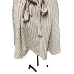 Anthropologie Maeve Jacquard Lace-Up Mini Dress Jumper Stripe Pink Size Small Photo 11