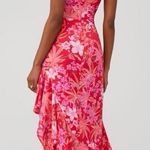 Amanda Uprichard Estrada Pink Floral Strapless Dress Photo 1