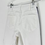 Mother The Hustler Ankle Jeans in Glass Slipper Racer Size 26 White Photo 11