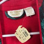 Victoria's Secret Victoria’s Secret Vintage Gold Label green poinsettia floral robe size S NWT Photo 3