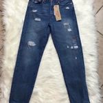 Levi's Wedgie Fit High Rise Waisted Distressed Mom Jeans Photo 2