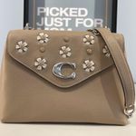 Coach Tammie Shoulder Bag With Floral Whipstitch c146 Photo 0