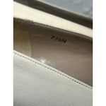 Talbots  Block 1.75" Heel Pumps Criss Cross Straps Classic‎ Shoes 7.5N Cream Photo 3