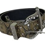 Rocawear   women's  studded belt Sz Large  Brown Y2k 90's Photo 0