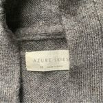 Azure  Skies Gray Cashmere Blend Open Front Cardigan XS Photo 2