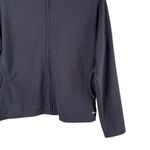 Woolrich ‎ Full Zip Short Jacket in Black Stretch Cotton, Size Medium Photo 4