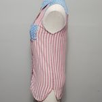 Love Riche patriotic distressed button down size medium Photo 3