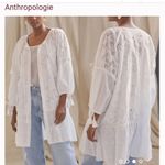 Anthropologie Maeve by White Eyelet Balloon-Sleeve Kimono Photo 1