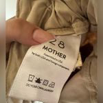 MOTHER the Yoyo Ruffle Greaser Ankle Pants Sz 28 Paper Bag Waist in Medium Khaki Tan Photo 12