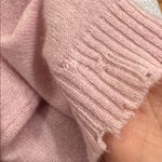 Minnie Rose  pink 100% cashmere hooded sweater size medium Photo 7