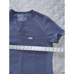 FIGS Catarina Top Women's Scrub V-neck Navy Blue Sz Xsmall Photo 5