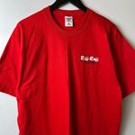 Fruit of the Loom Riff Raff Racing T Shirt Vintage 90s Red Medium M Graphic Tee Photo 10
