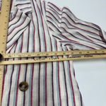 Anthropologie Dolan Blazer Womens Small Anna Linen Blend Striped Double Breasted Photo 9