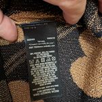 Ted Baker  Uzeniaa Black and Glitter Rose Gold Heart Dress,Size 0,Stretch Photo 9