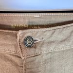 Michael Kors  Khaki Stretch Twill Brown minimalist everyday denim Jeans Size 12 Photo 3