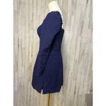 Lilly Pulitzer NWT  Women's‎ Ivanna Long-Sleeve Navy Blue Romper Size 00 Photo 3