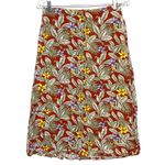 Aeropostale Tropical Button Midi Skirt Cami Crop Top Set M Boho Hawaiian Resort Photo 2