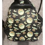 Lounge Fly  Baby Yoda Mini Backpack Grogu STAR WARS Mandalorian Disney Green Black Photo 10