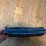Adrienne Vittadini  Textured‎ Blue Wristlet Fold Over Photo 4