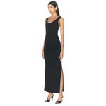 SIMKHAI Fiamma Tank Midi Dress in Black Small New Womens Long Maxi Gown Photo 3