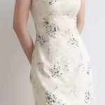Cream and black floral silk Dress with unique Boho touch Photo 0