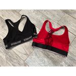 Victoria's Secret Lot of 2 Victoria Sport Sports Bra SMALL THE PLAYER Athletic Racerback Yoga Photo 2