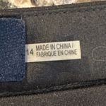 Magaschoni  NEW YORK Black Pants w/ Leather Trim, Side Zipper Size 14 NWOT #0822 Photo 3