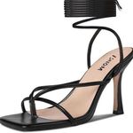 Tie up heels size 10 Black Photo 0