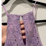 Revolve NBD Lilac Lace Halter Mini Dress Photo 7