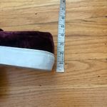 Rebecca Minkoff Burgundy Velvet Sneakers Size 8 Photo 2