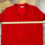 Los Angeles Women Red Short Sleeve Open Front Cardigan Size XL Photo 7