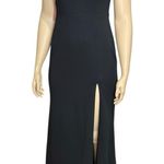 BHLDN  Blake Square Neck Stretch Crepe Gown, Black, XL Photo 7