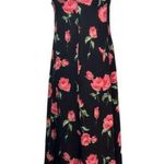 Connected Apparel Connected Women’s Floral Halter Neck Criss Cross Midi Dress Photo 2