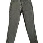 Lee regular fit tapered leg mid rise khaki colored stretchy casual pants Photo 0