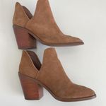 Steve Madden Women’s Brown Suede Pull-On Almond Toed Bootie - 3.5” Heel - Size 8 Photo 2