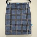 J. McLaughlin  Halle Skirt Small NWT $168 Catalina Knee Length Career Hilltop Nile Photo 1