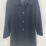 VTG Mackintosh New England Pea Coat Black Wool Women's Sz 2XUSA Photo 0