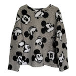 Disney ‎ Mickey Mouse Adult XL Fuzzy Fleece Sleepwear Sweatshirt Photo 0