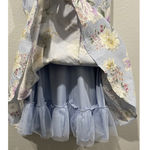 Francesca's Blue and White Floral Mini Dress Photo 4